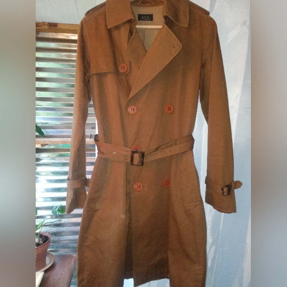 APC cotton trench coat.